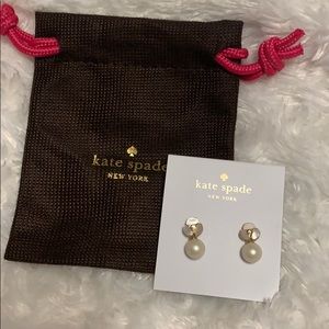 Kate Spade Disco Pansy earrings